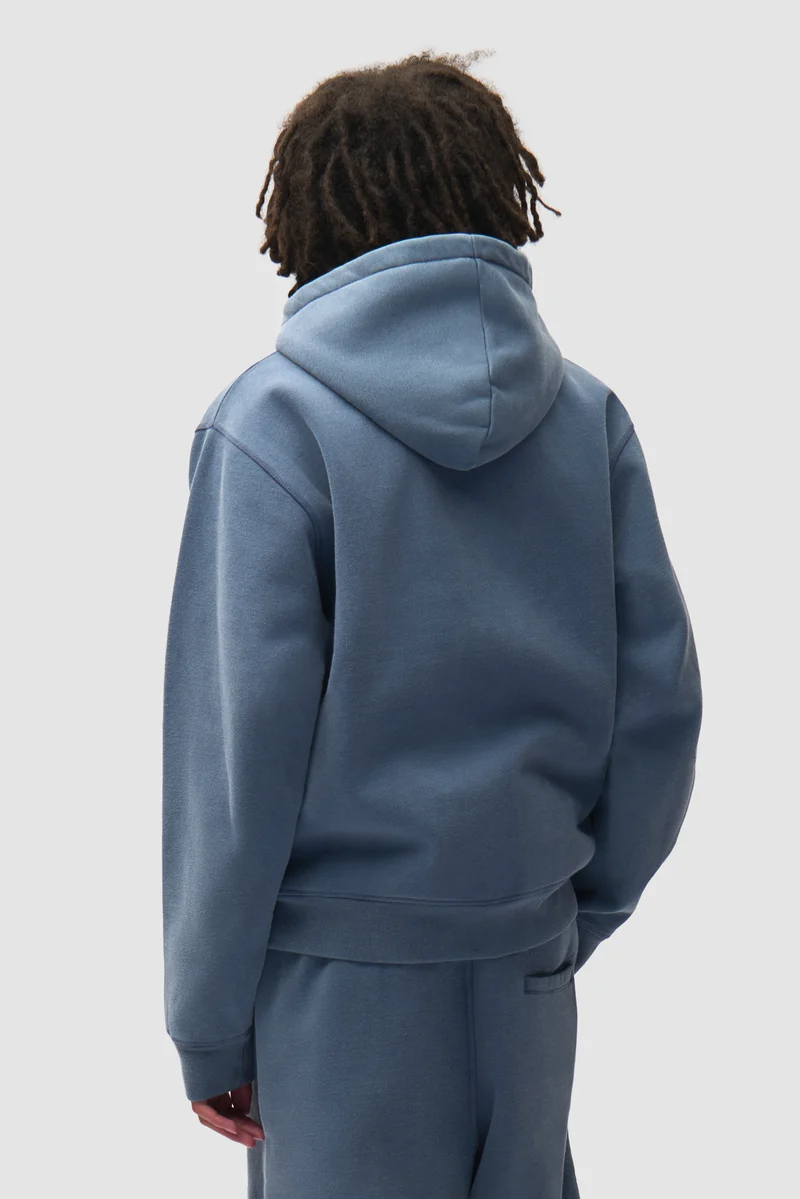 Sweat à capuche zippé « Stencil Sunfade » - Bleu marine