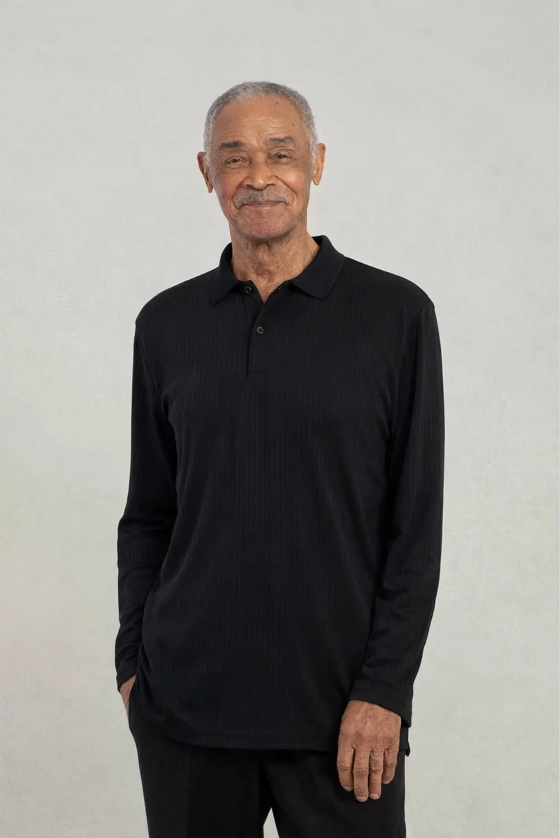 1NHT121-1R136-Adaptive Polo, Long Sleeves