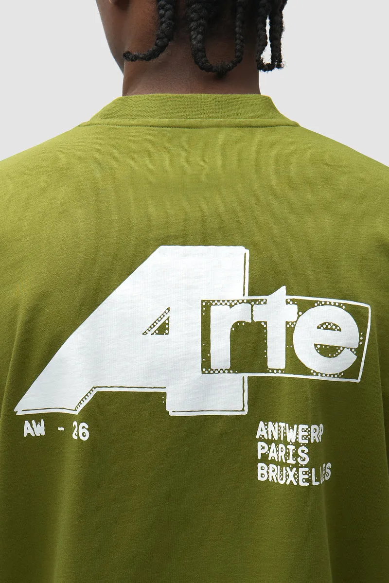 T-shirt « Big A » - Vert