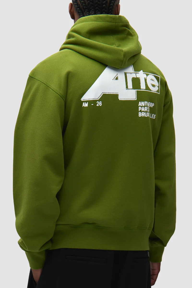 Sweat à capuche City - Vert