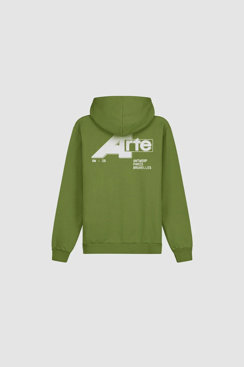 Sweat à capuche City - Vert