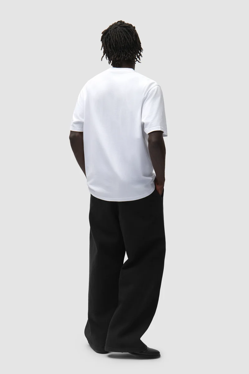T-shirt « Big A » (côté avant) - Blanc