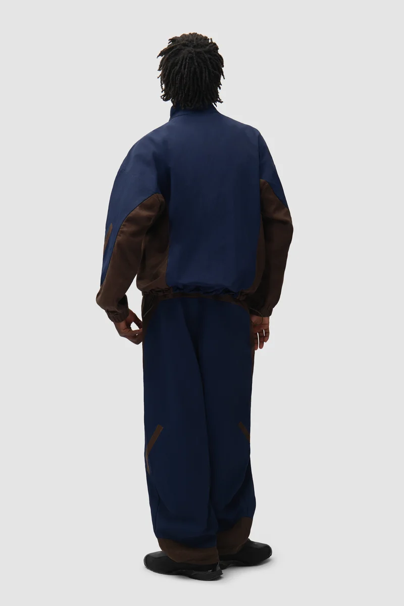Veste de survêtement Arte pour adidas Z.N.E. - bleu marine/marron
