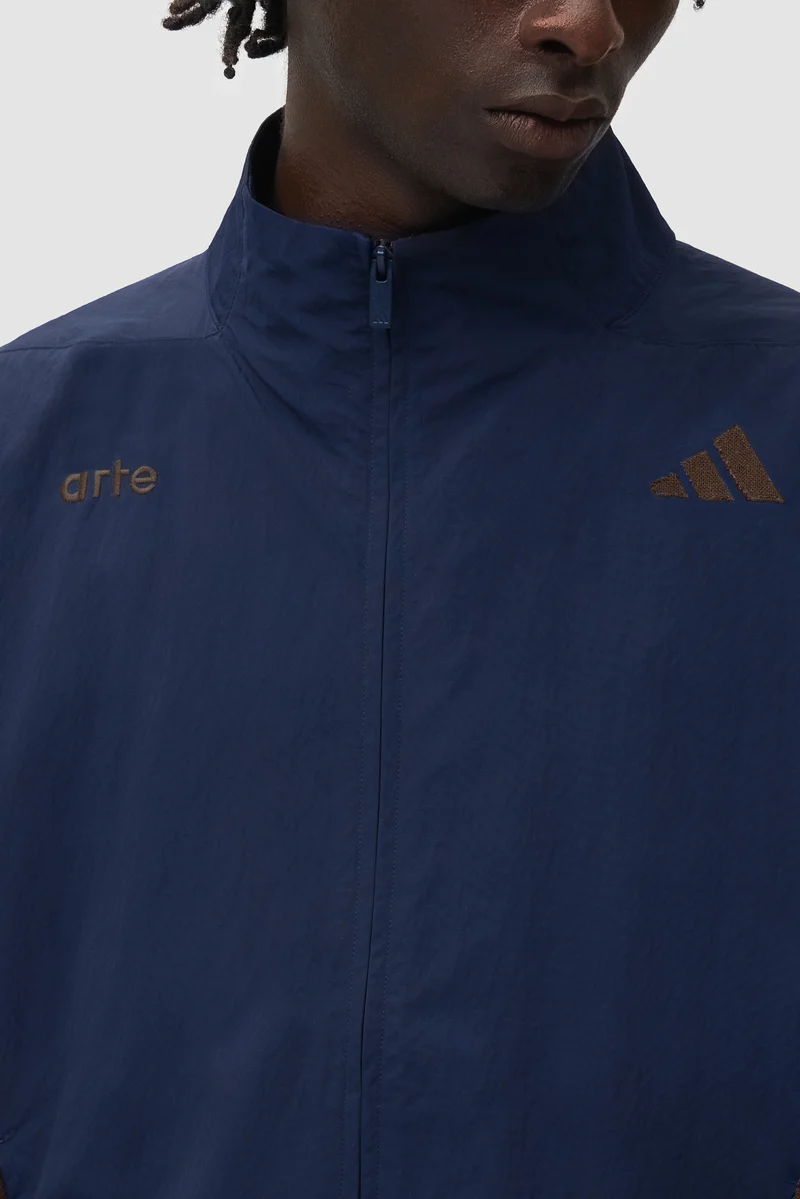 Veste de survêtement Arte pour adidas Z.N.E. - bleu marine/marron