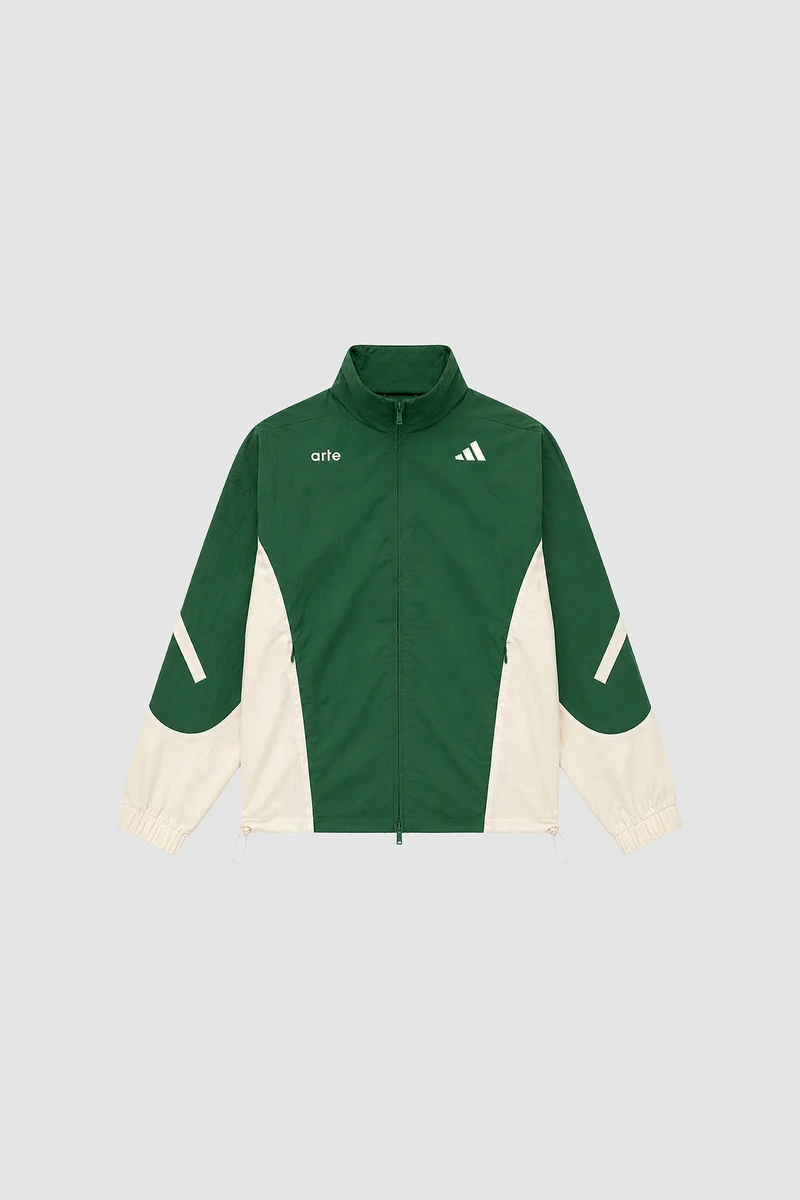 Veste de sport Arte pour adidas Z.N.E. - vert/crème