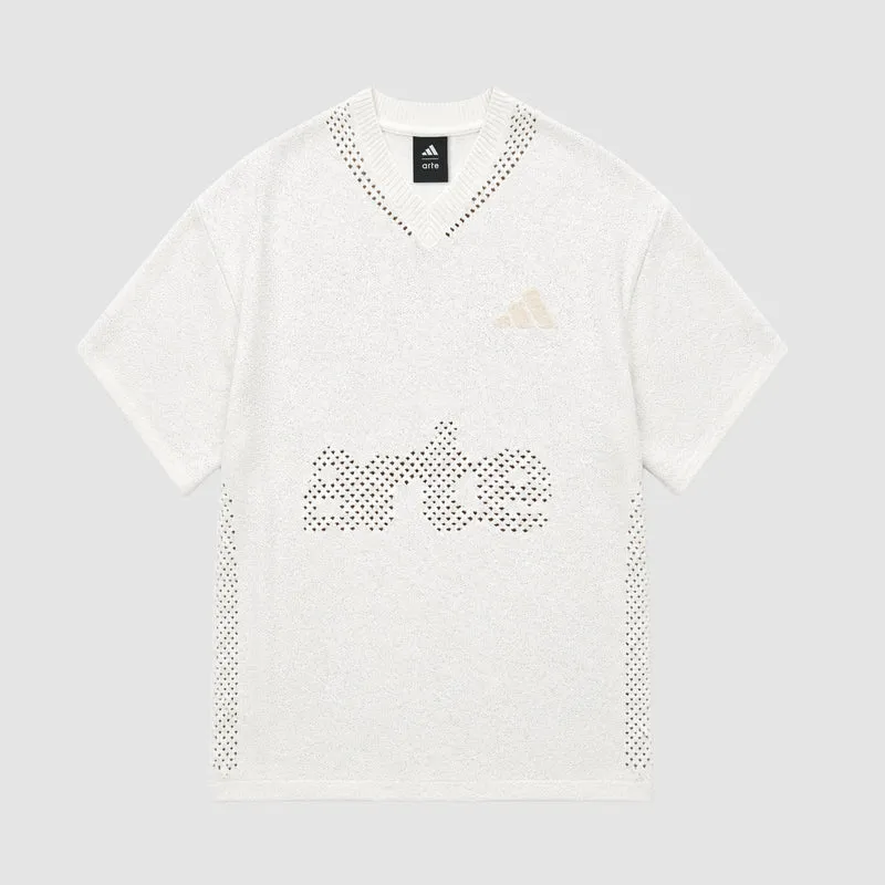 Maillot tricoté Arte pour adidas - Blanc cassé