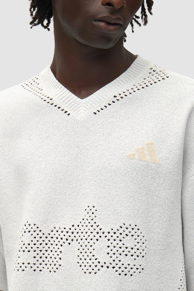 Maillot tricoté Arte pour adidas - Blanc cassé