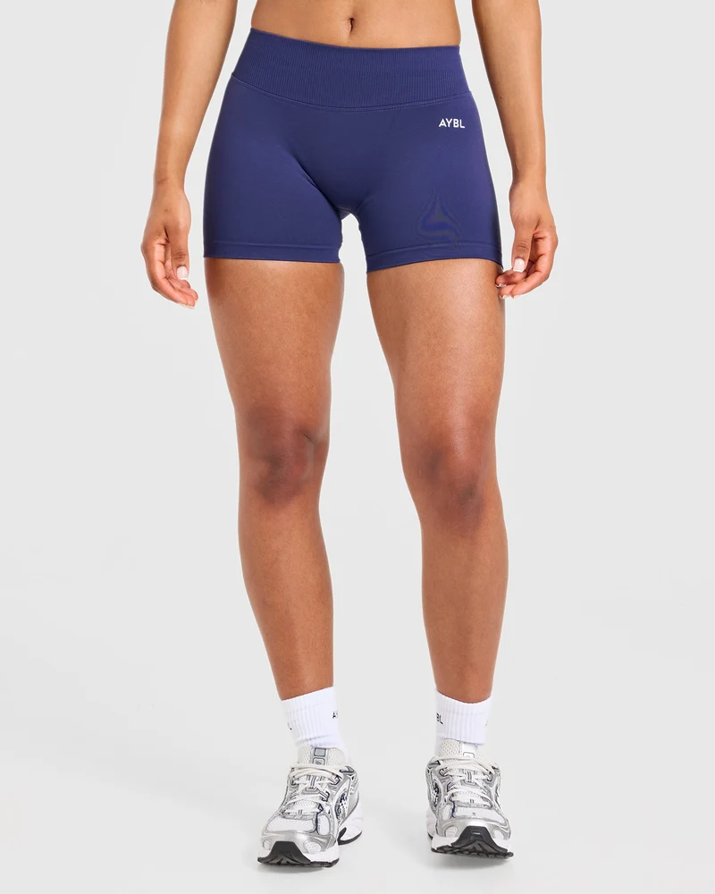 Enhance Seamless Shorts | 3.5" - Storm Blue