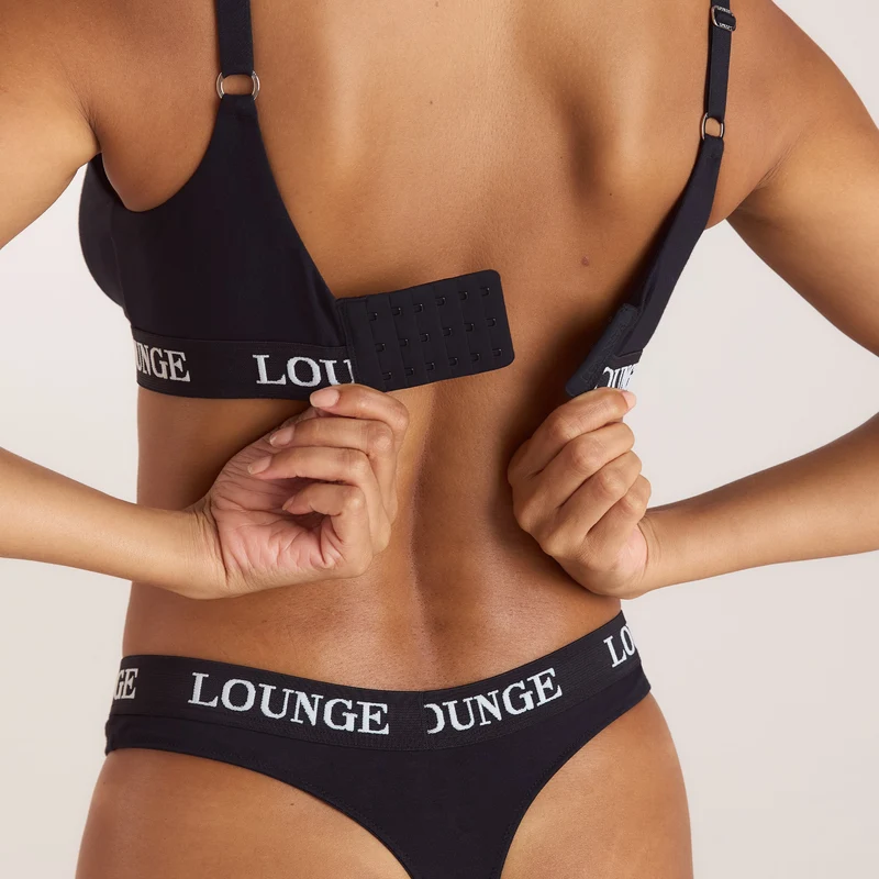 Soutien-gorge d'Allaitement Nurture Bambou - Noir