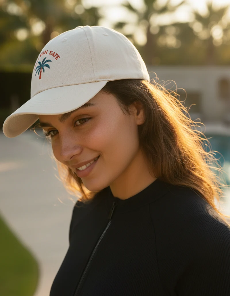 Adult Cotton Baseball Cap Beige