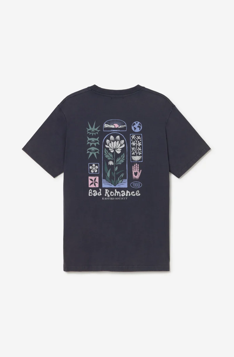 T-shirt Geometric Flower Sea Storm