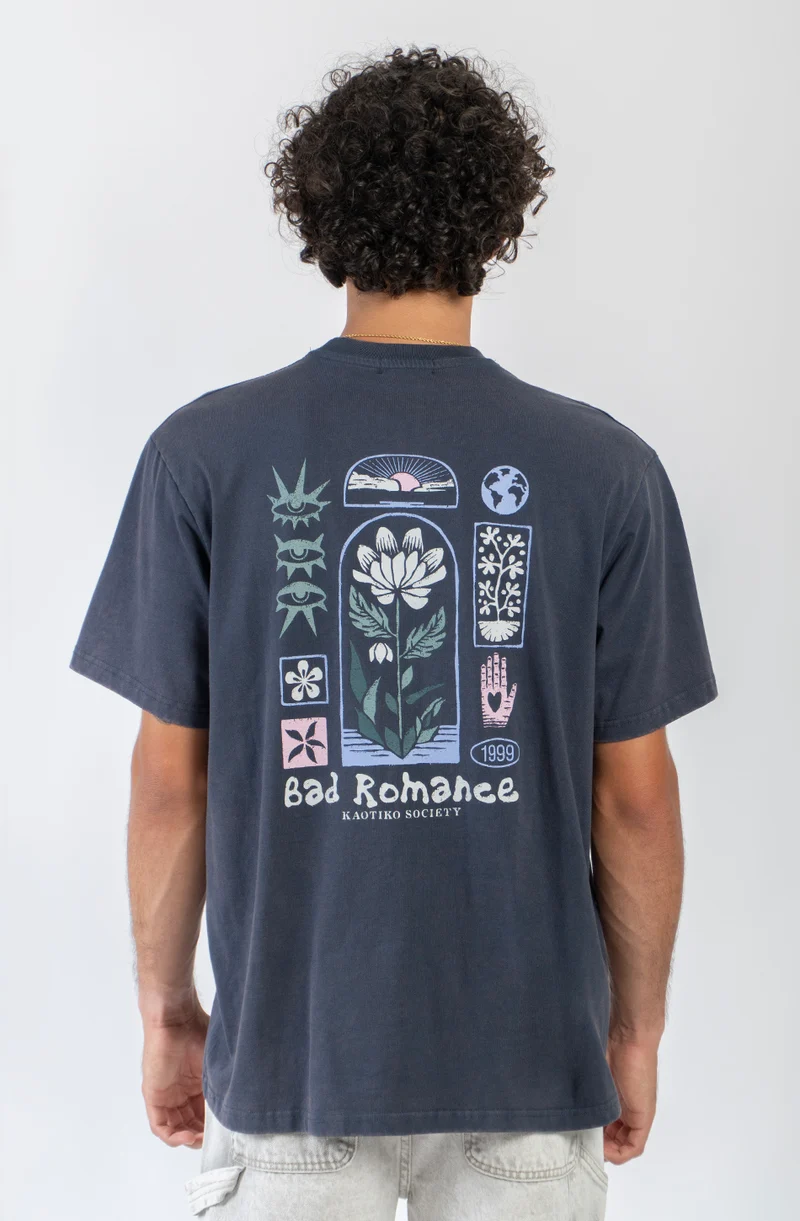 T-shirt Geometric Flower Sea Storm