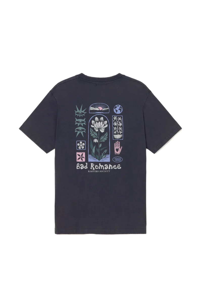 T-shirt Geometric Flower Sea Storm