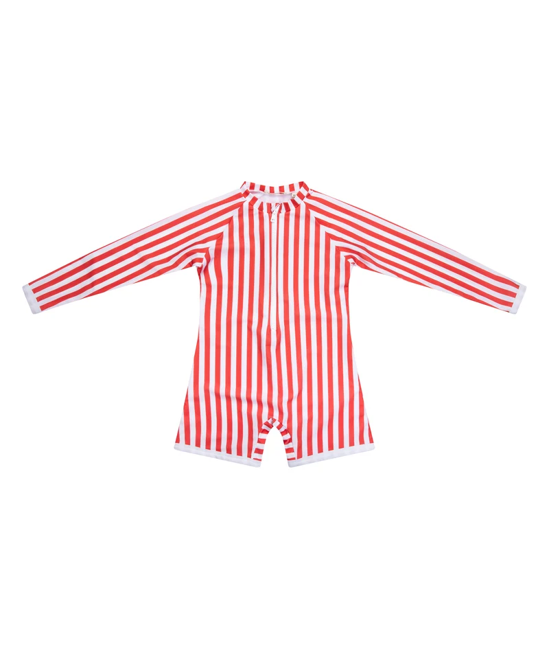 Combishort Graniers Red/White UPF 50+