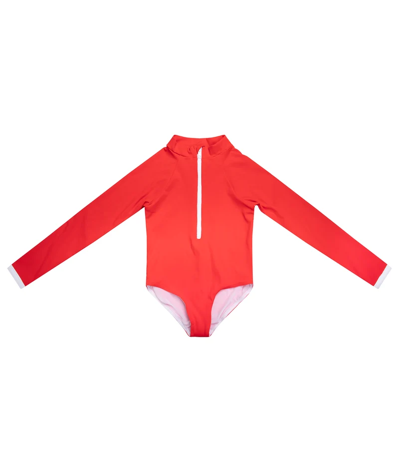 Palombaggia one piece Red UPF 50+