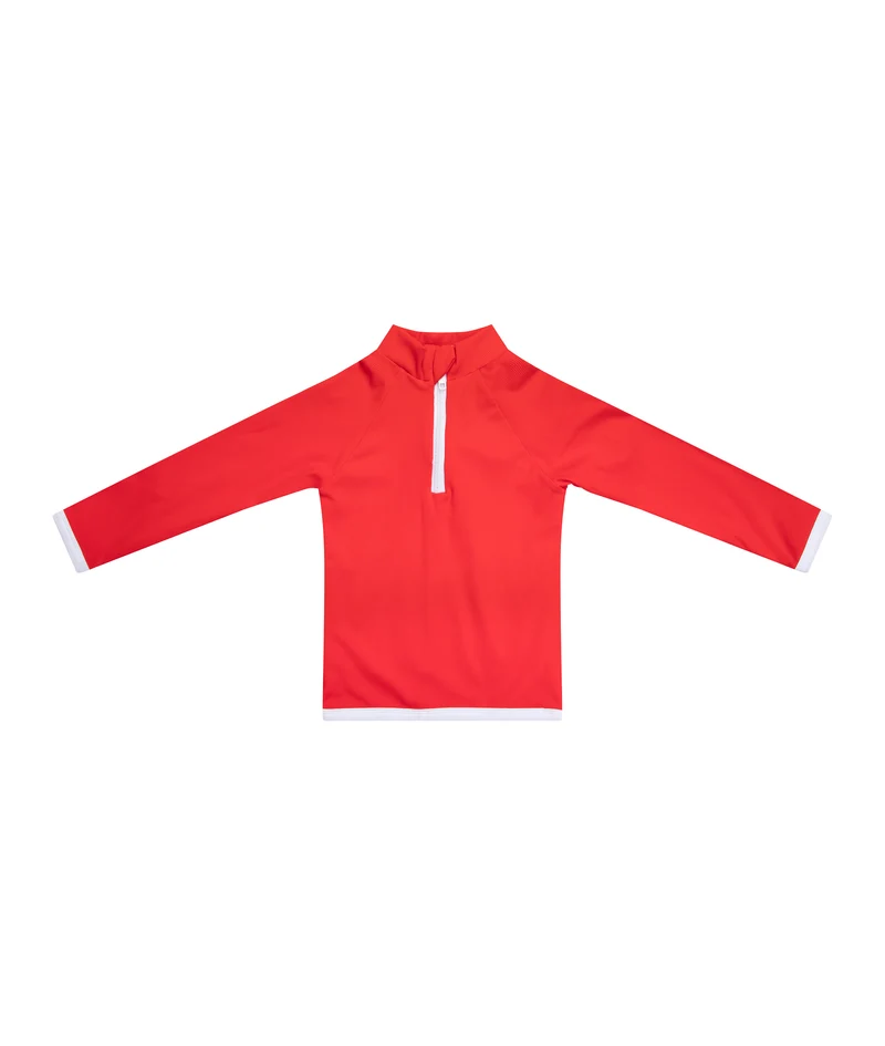 Saline Rashguard Red UPF 50+