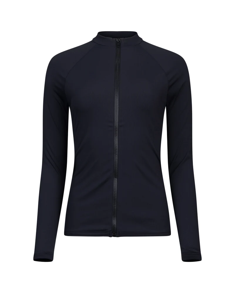 Coco - Long sleeve zip front Rash guard UPF 50 +