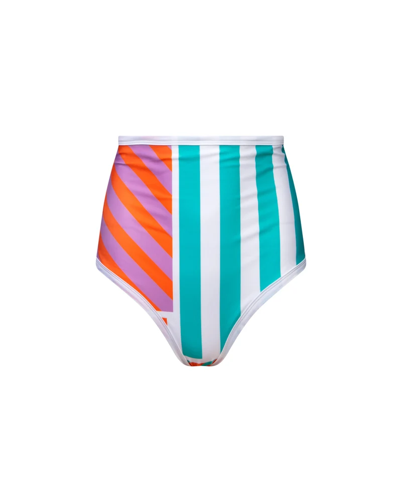 High waist bottom Giulia Geometric Multicolor UPF 50+