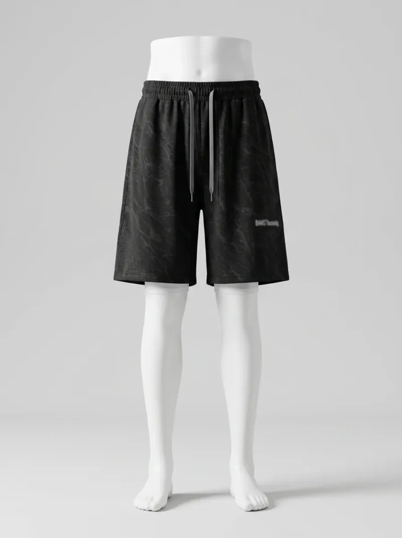 Short Large homme oversize quotidien style urbain