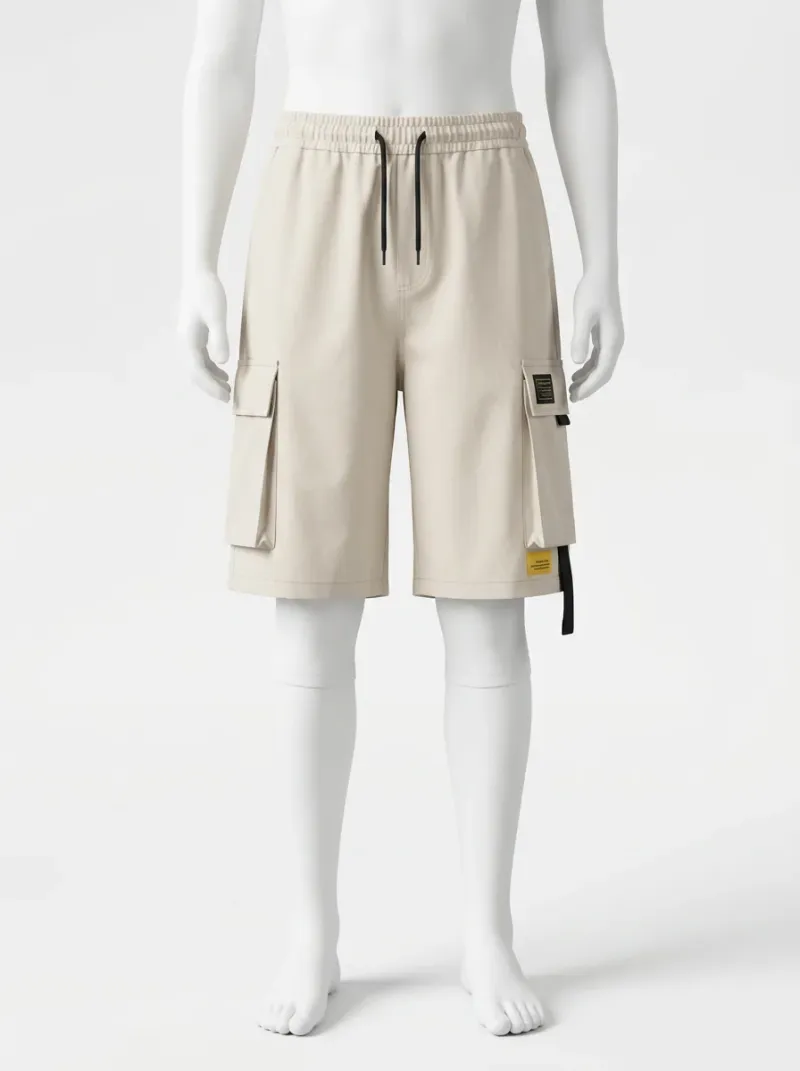 Short large cargo oversize homme allure estivale