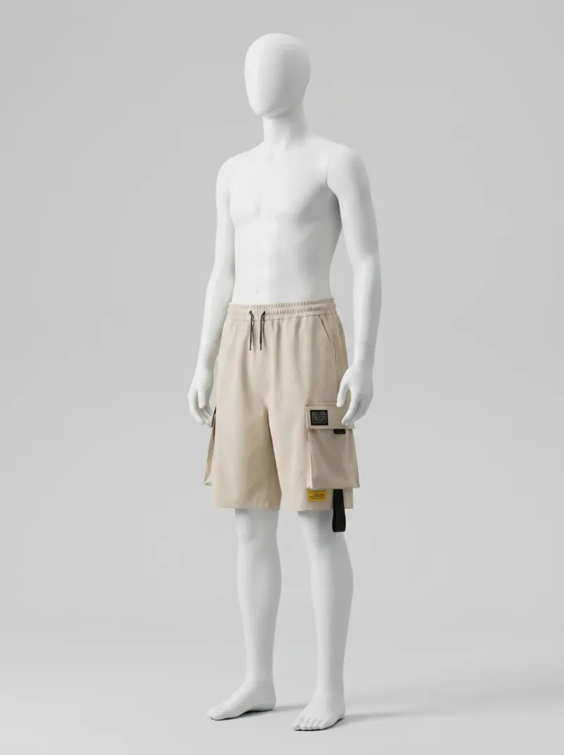Short large cargo oversize homme allure estivale