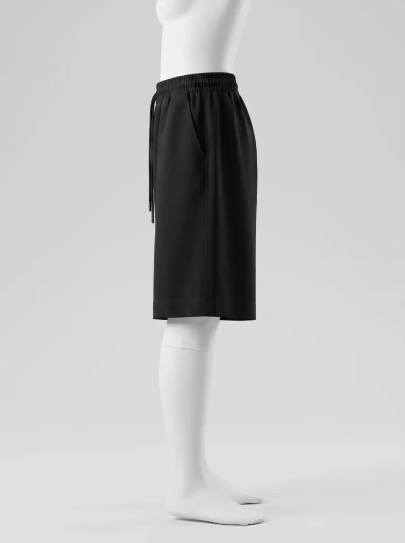 Short Large coton oversize minimal décontracté homme