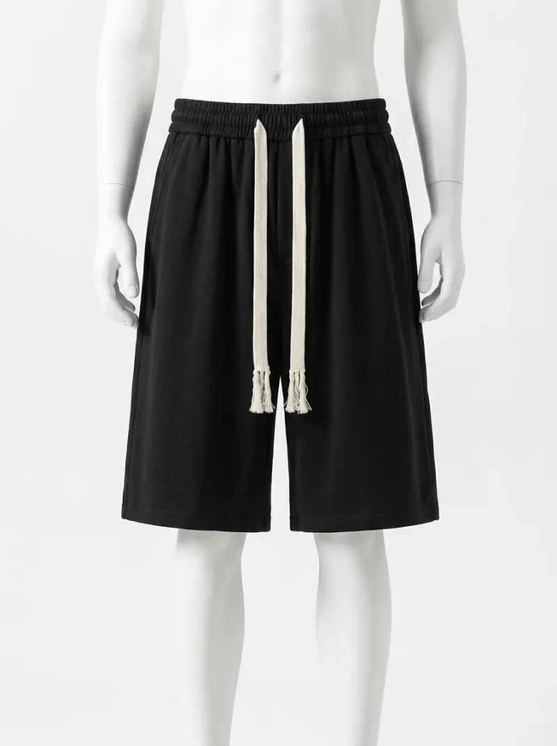 Short large oversize homme quotidien décontracté