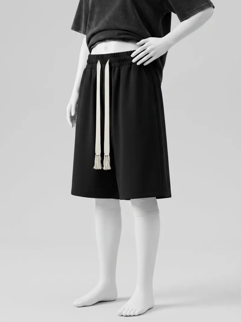 Short large oversize homme quotidien décontracté