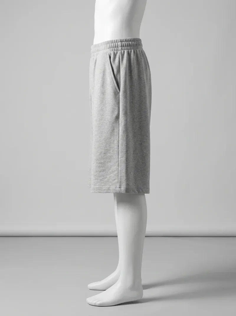 Short large coton respirant sport décontracté homme