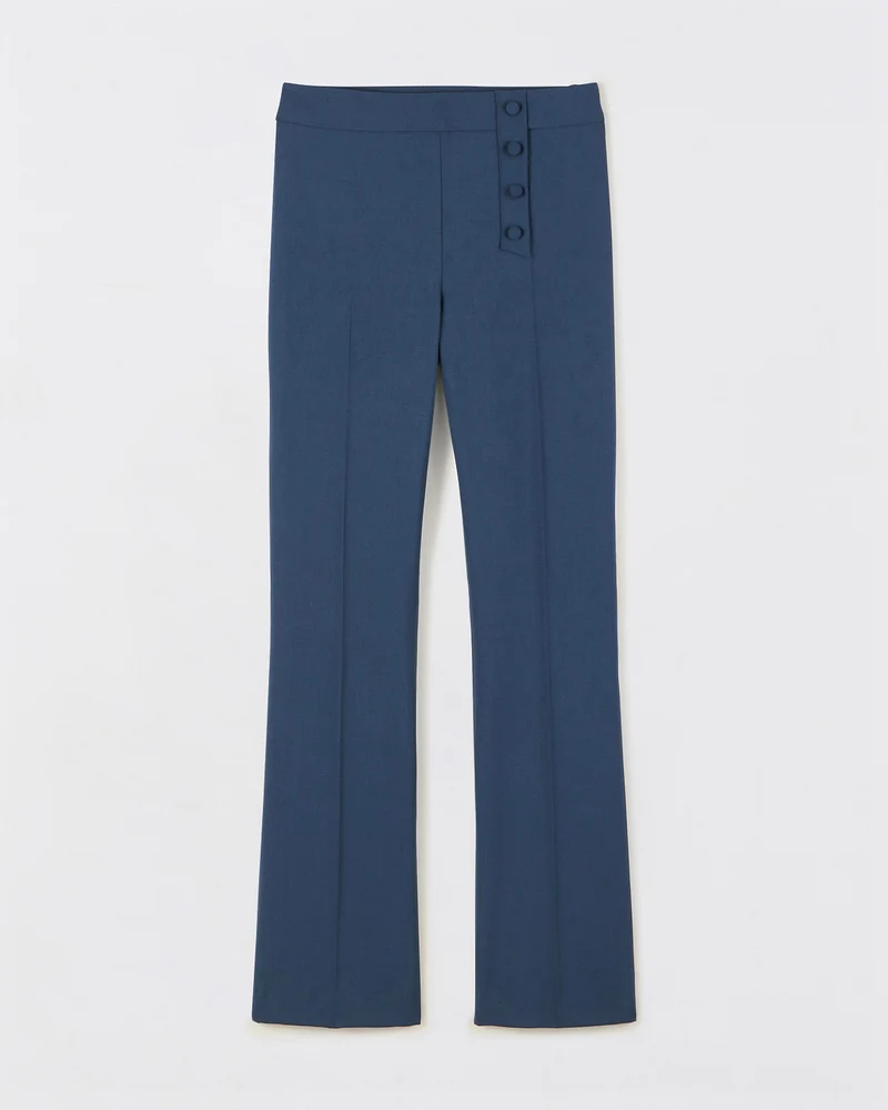 Pantalon flare Oslo - Pétrole