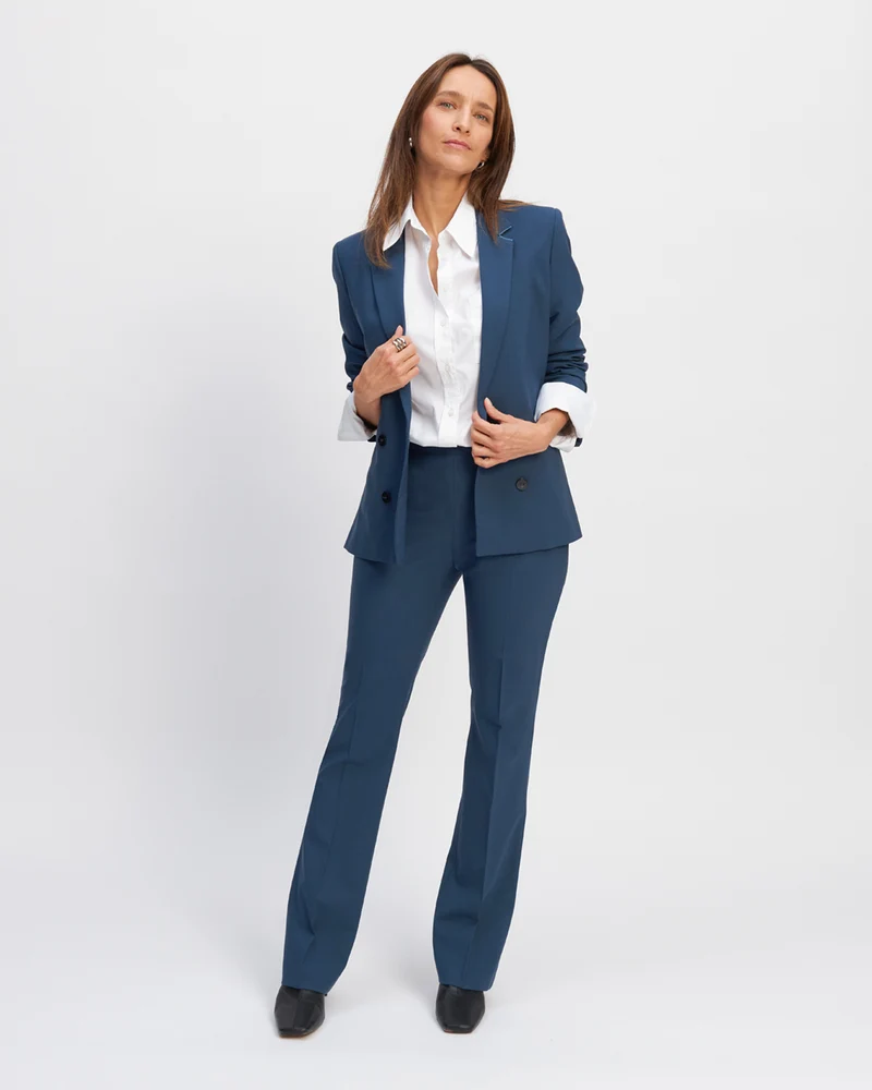 Pantalon flare Oslo - Pétrole