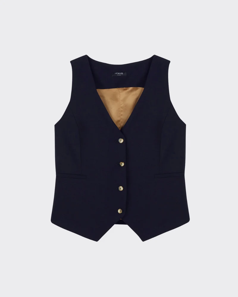 Gilet sans manches Lisbonne - Bleu Marine