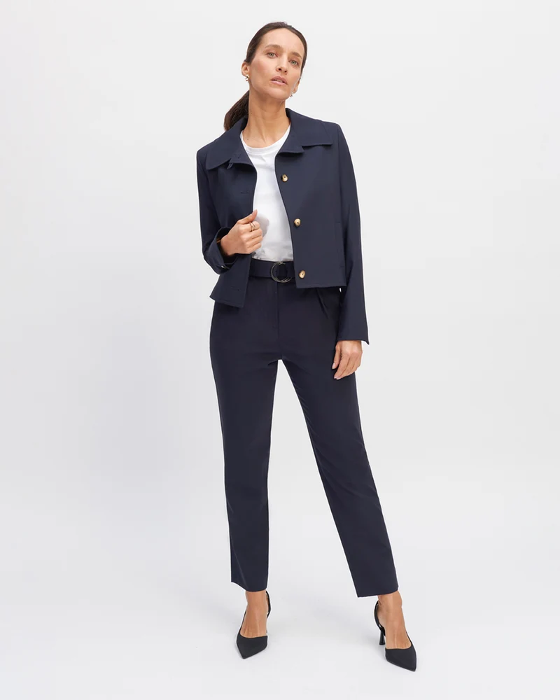 Pantalon carotte Casablanca - Bleu Marine