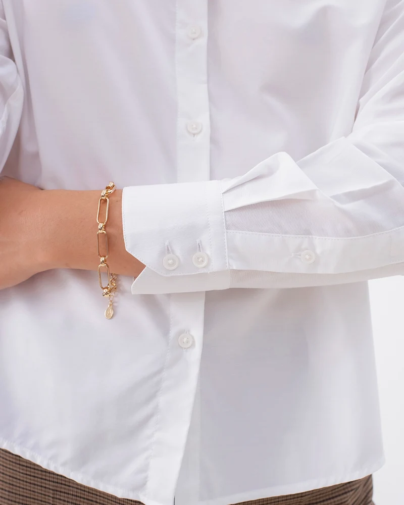 Chemise Hudson viscose - Blanche