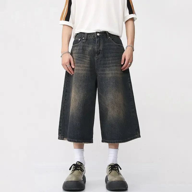 Short baggy jean Homme