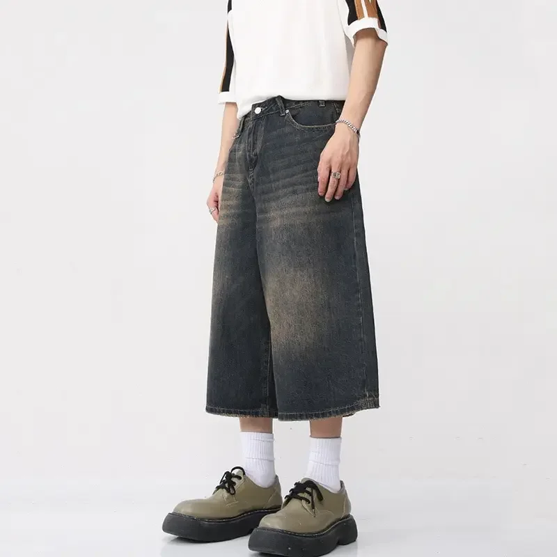 Short baggy jean Homme