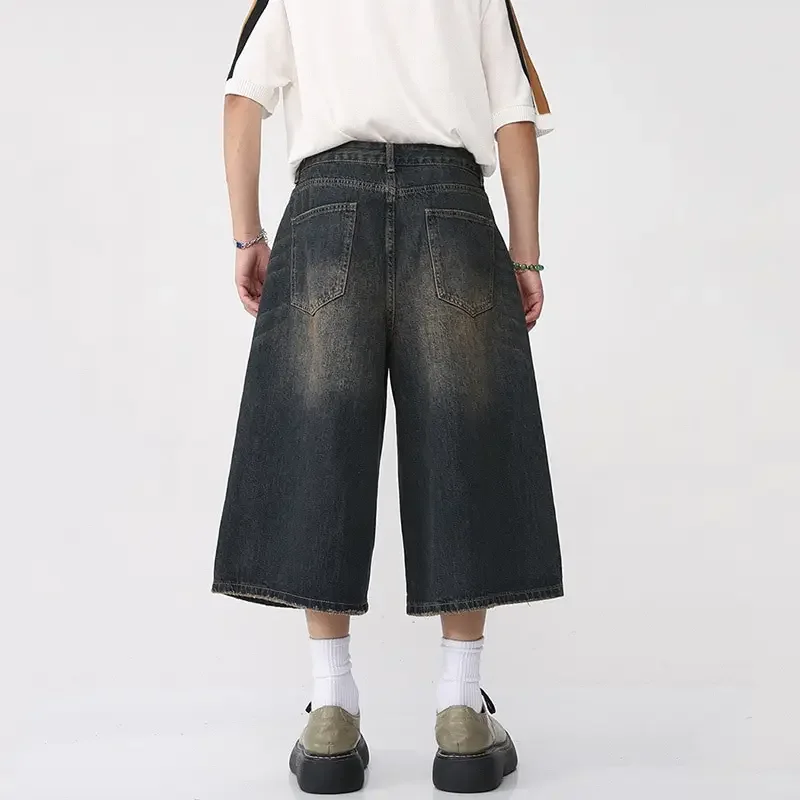 Short baggy jean Homme
