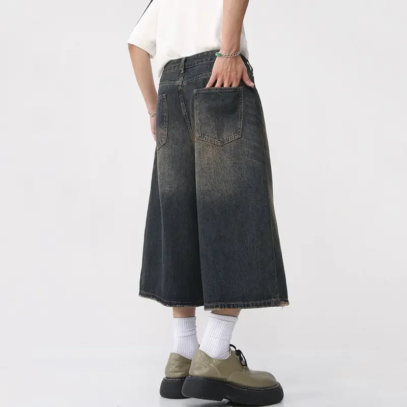 Short baggy jean Homme