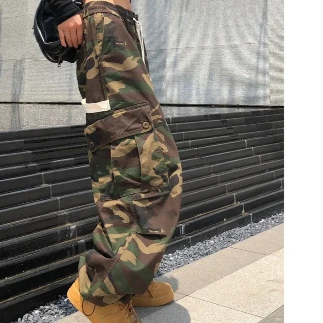 Baggy treillis femme