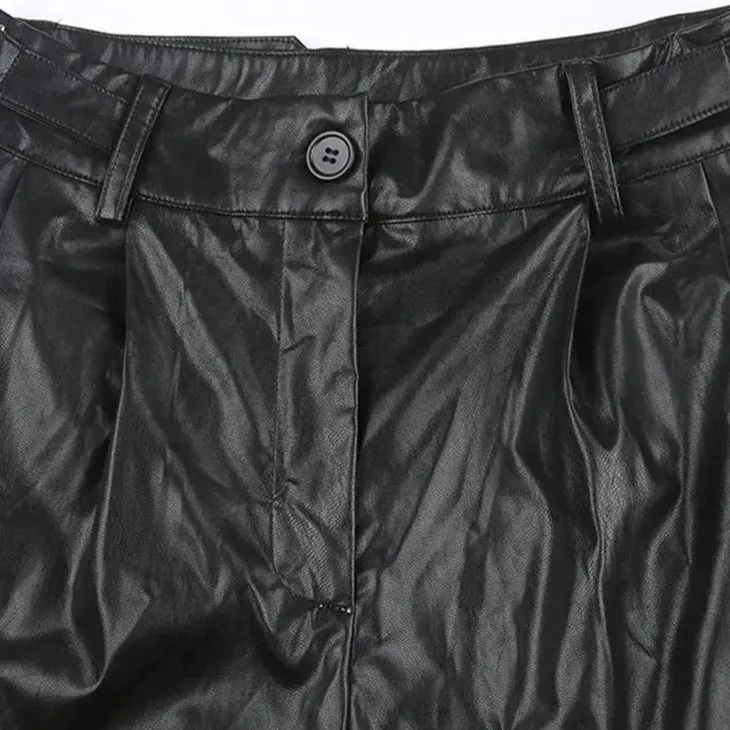 Baggy en cuir