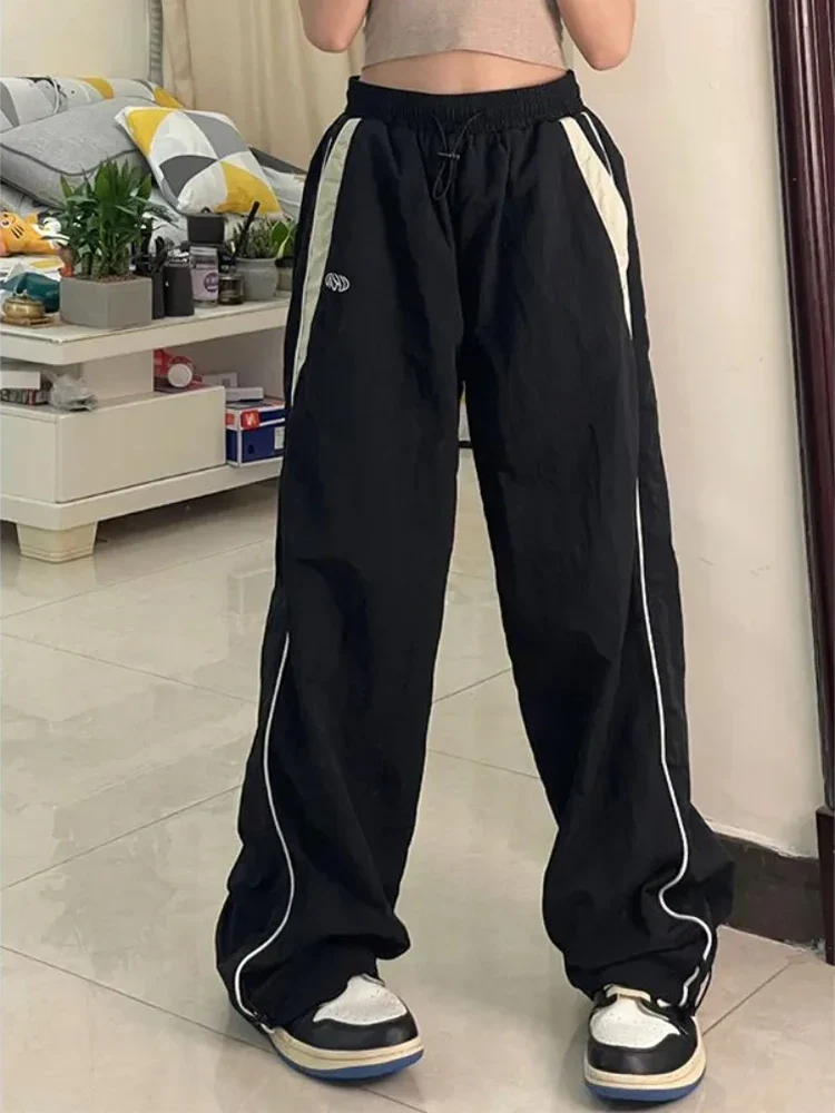 Baggy black sweatpants