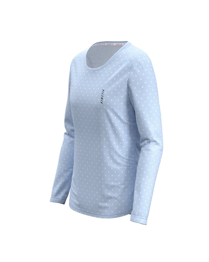 MAVRIK LS WOMEN DOTY BLUSH BLUE