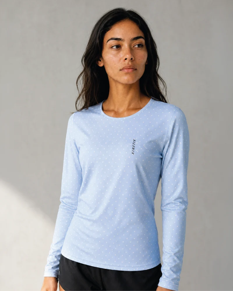 MAVRIK LS WOMEN DOTY BLUSH BLUE