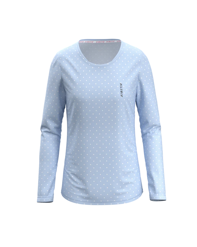 MAVRIK LS WOMEN DOTY BLUSH BLUE