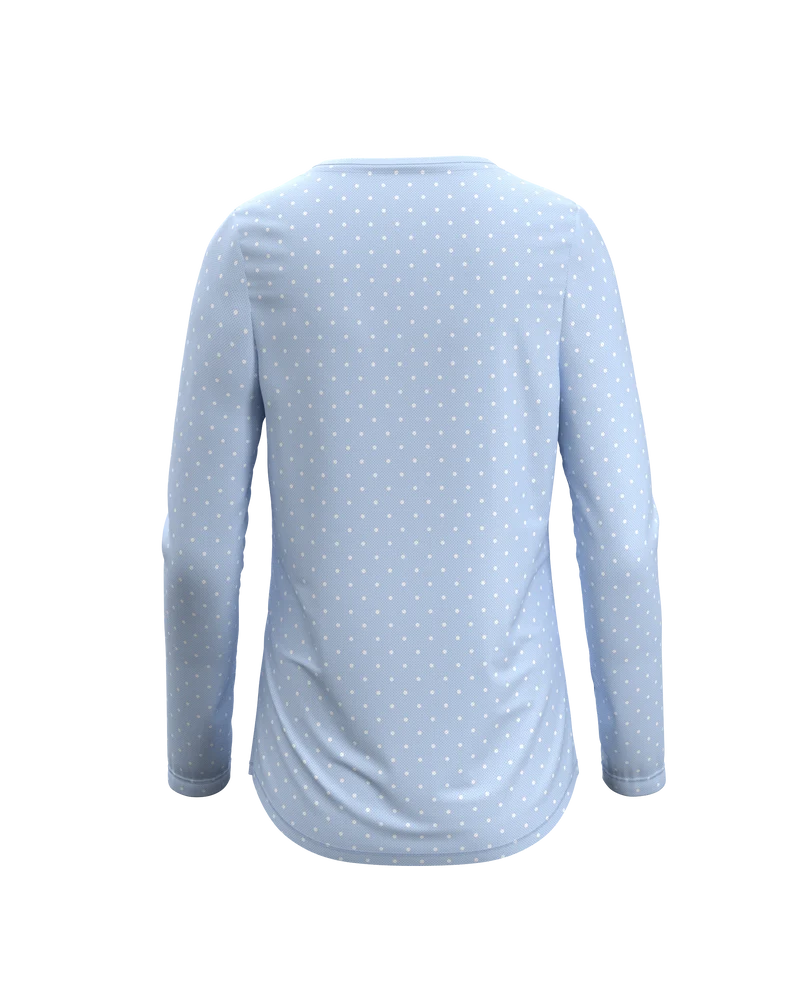 MAVRIK LS WOMEN DOTY BLUSH BLUE