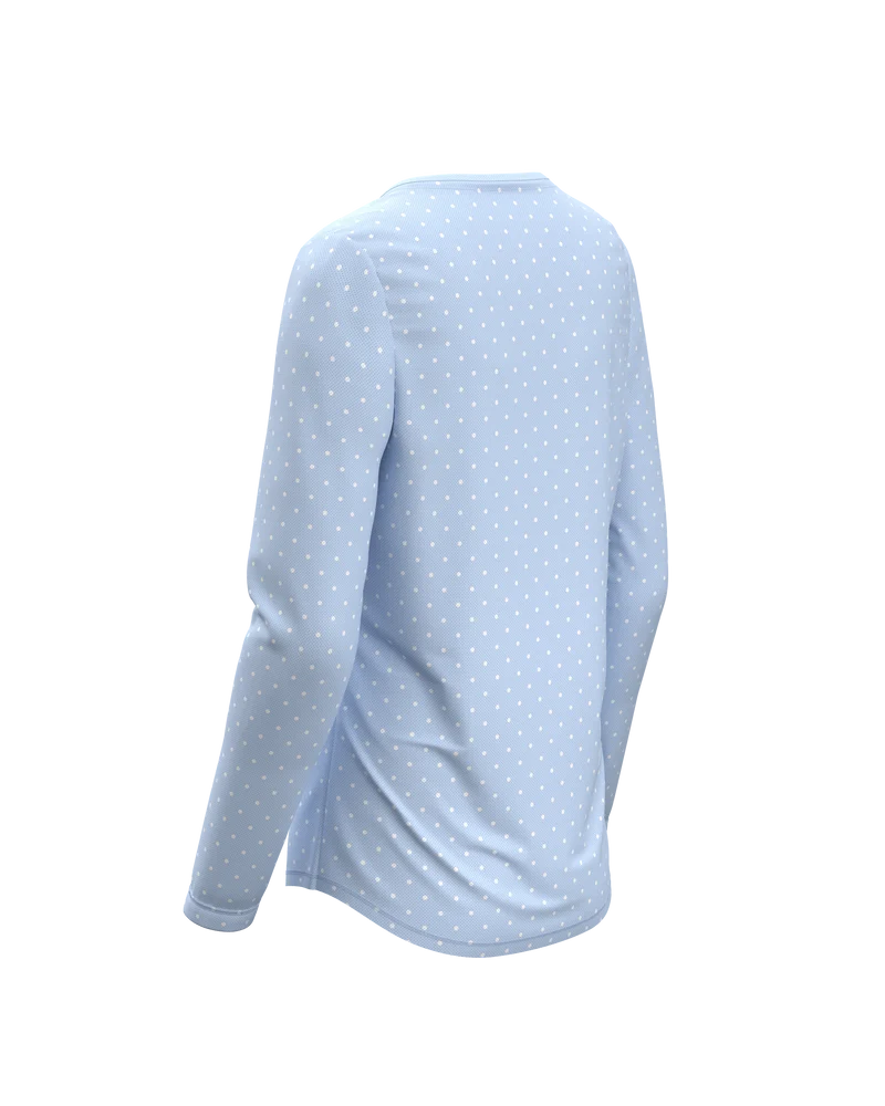MAVRIK LS WOMEN DOTY BLUSH BLUE