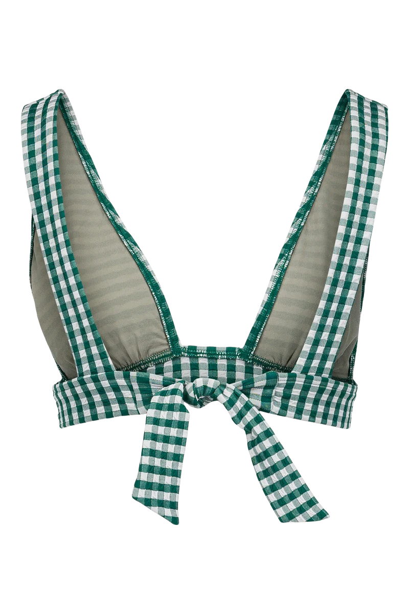 L'Ensorcelant - Vichy Vert - Haut Foulard