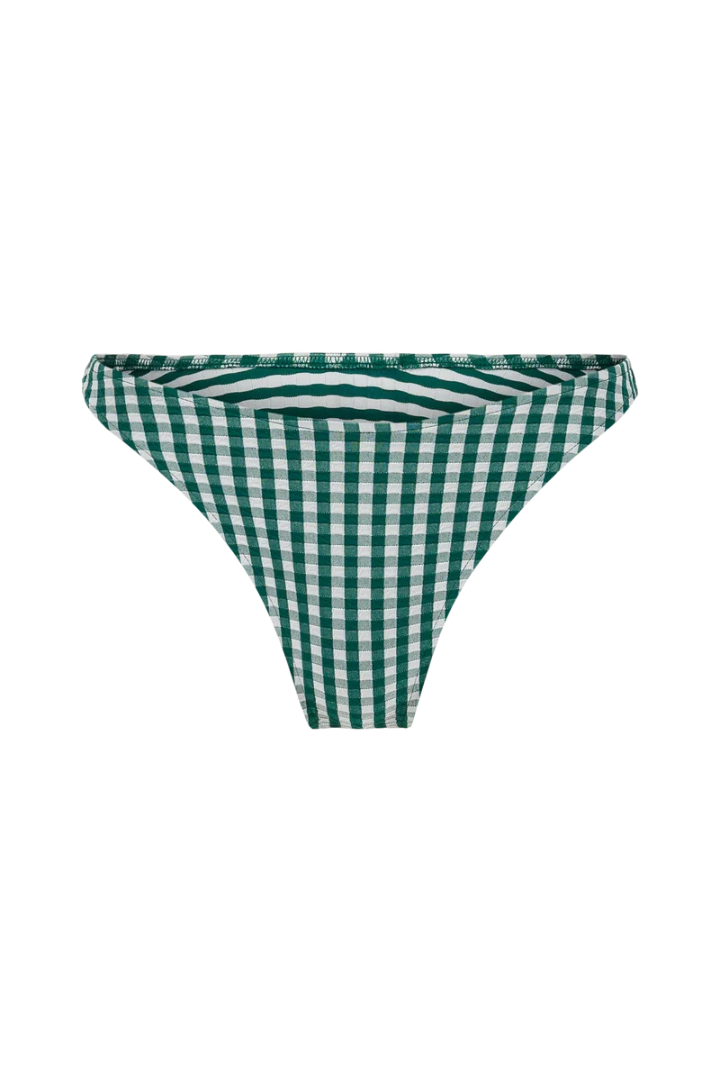 La Séduisante - Vichy Vert - Culotte Tanga