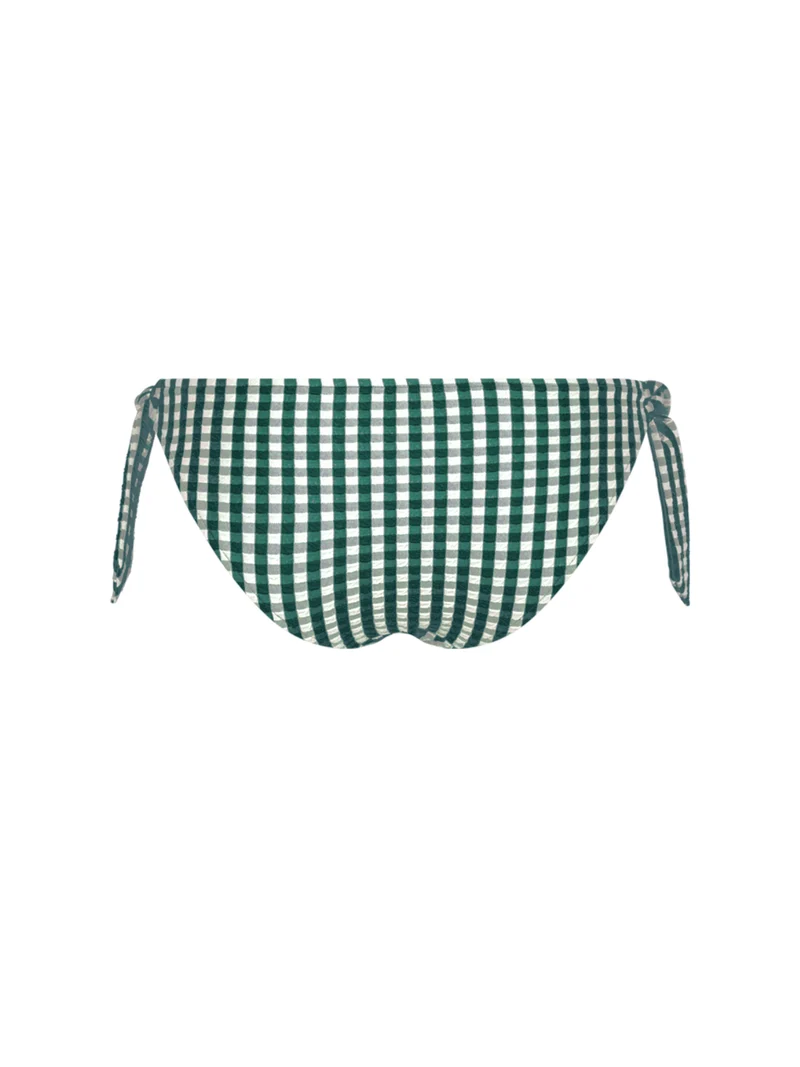 La Magnifique - Vichy Vert - Culotte Noeuds