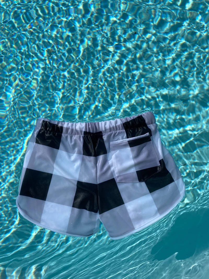 Flamands Board Short Gingham UPF 50+
